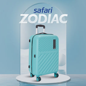 Safari Zodiac Spearmint Trolley Bag with Dual Wheels
