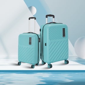 Safari Zodiac Spearmint Trolley Bag with Dual Wheels