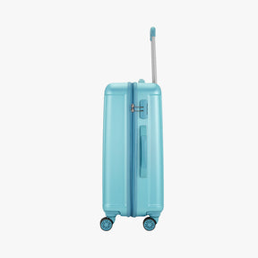 Linea Hard Luggage With Dual Wheels and Detailed Interiors Combo (Small and Medium) - Spearmint