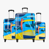Regloss Detour Hard Luggage Combo Set (Small, Medium and Large) - Printed
