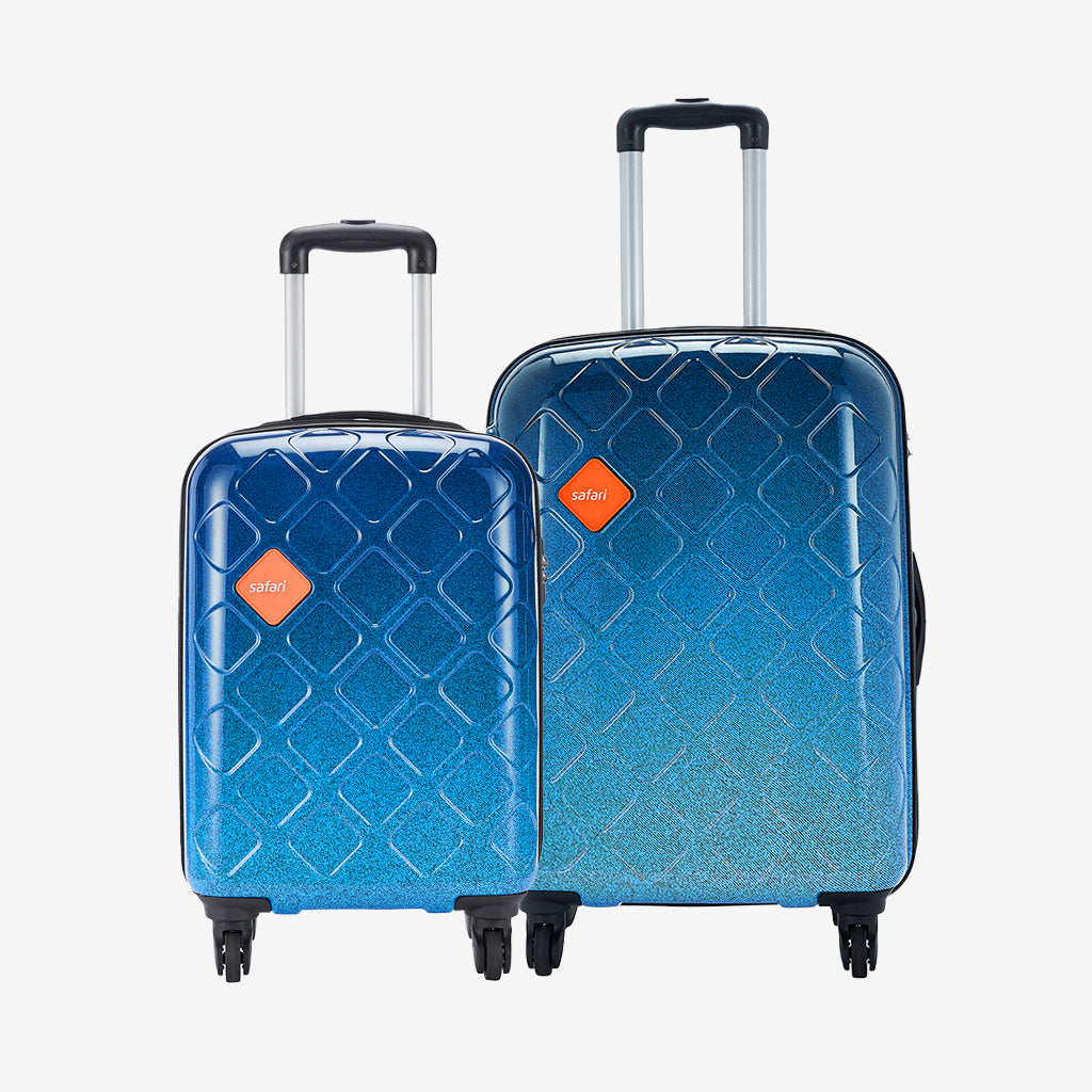 Safari Mosaic Ombre Set of 2 Printed Trolley Bags with 360° Wheels
