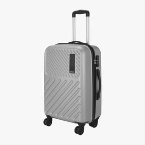 Safari Zodiac Silver Trolley Bag with Dual Wheels