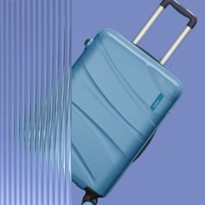 Persia Hard Luggage with Dual Wheels Combo (Small, Medium and Large)- Pearl Blue