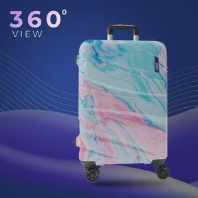 Hue Hard Luggage with Dual Wheels Combo Set (Small, Medium and Large) - Printed