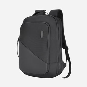 Sage Formal Backpack with USB Port, Premium Fabric, Multiple Handles and Sunglass Loop- Black