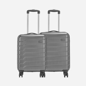 Ozone Hard Luggage Combo Set (Cabin and Medium) -  Gun Metal