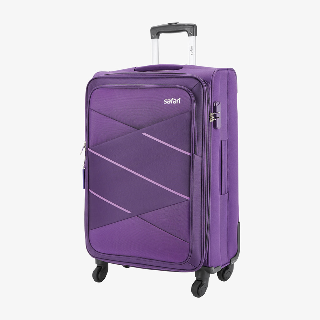 Avenue Soft luggage with Anti-theft Zipper - Purple