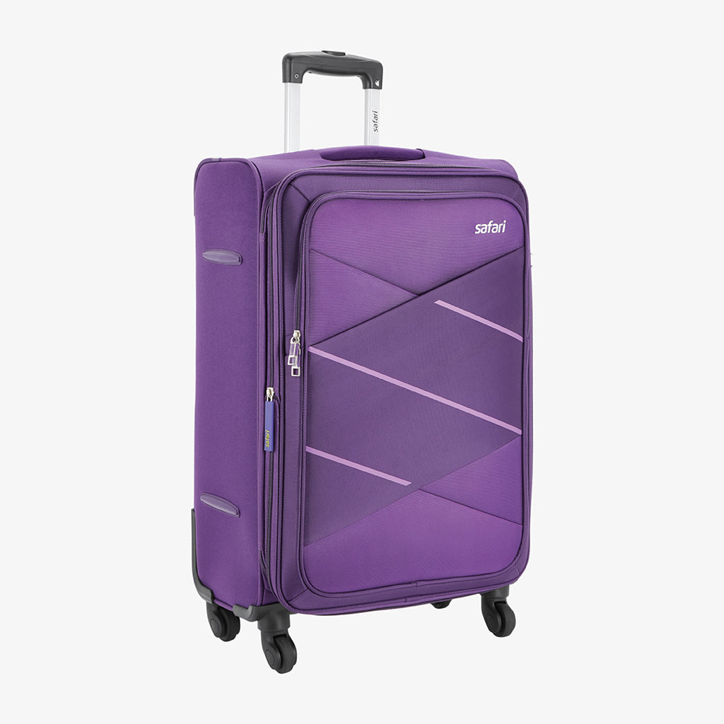 Avenue Soft luggage with Anti-theft Zipper - Purple