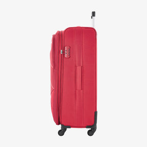 Safari Avenue Red Trolley Bag with Expander & 360° Wheels