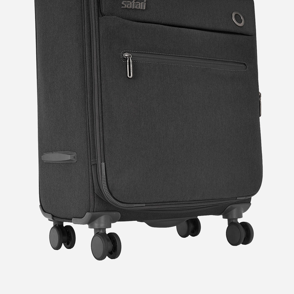 Safari Bristol Grey Trolley Bag with TSA Lock & USB Charging Port