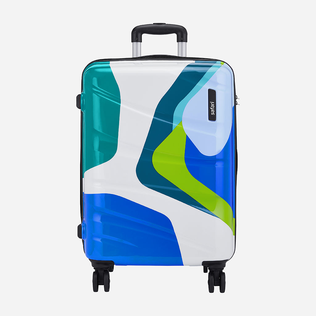 Safari Chroma Plus Printed Trolley Bag with TSA Lock