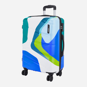 Chroma Plus Hard luggage With TSA Lock, Dual Wheel and Detailed Interiors- Printed