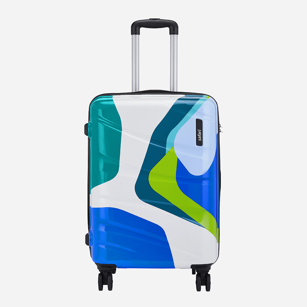 Safari Chroma Plus Printed Trolley Bag with TSA Lock