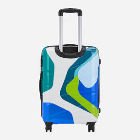 Chroma Plus Hard luggage With TSA Lock, Dual Wheel and Detailed Interiors- Printed