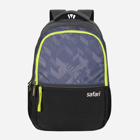 Clan School Backpack with Rain cover - Black