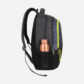 Clan School Backpack with Rain cover - Black