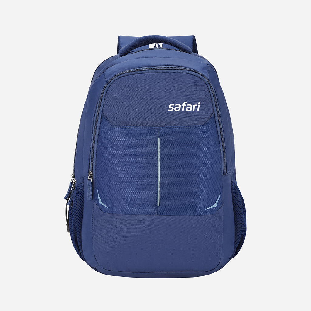 Delta Plus Laptop and Raincover School Backpack - Blue
