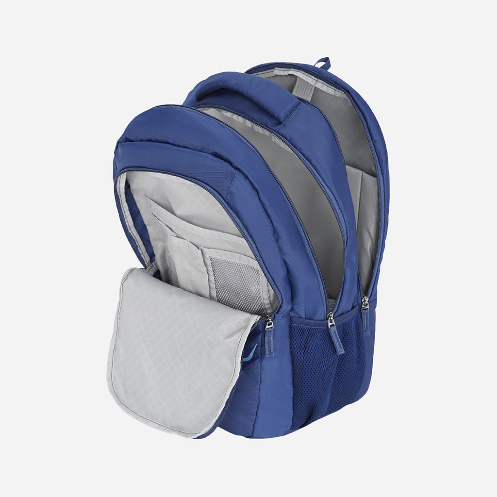 Delta Plus Laptop and Raincover School Backpack - Blue