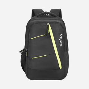 Safari Echo 37L Black School Backpack with Easy Access Pockets