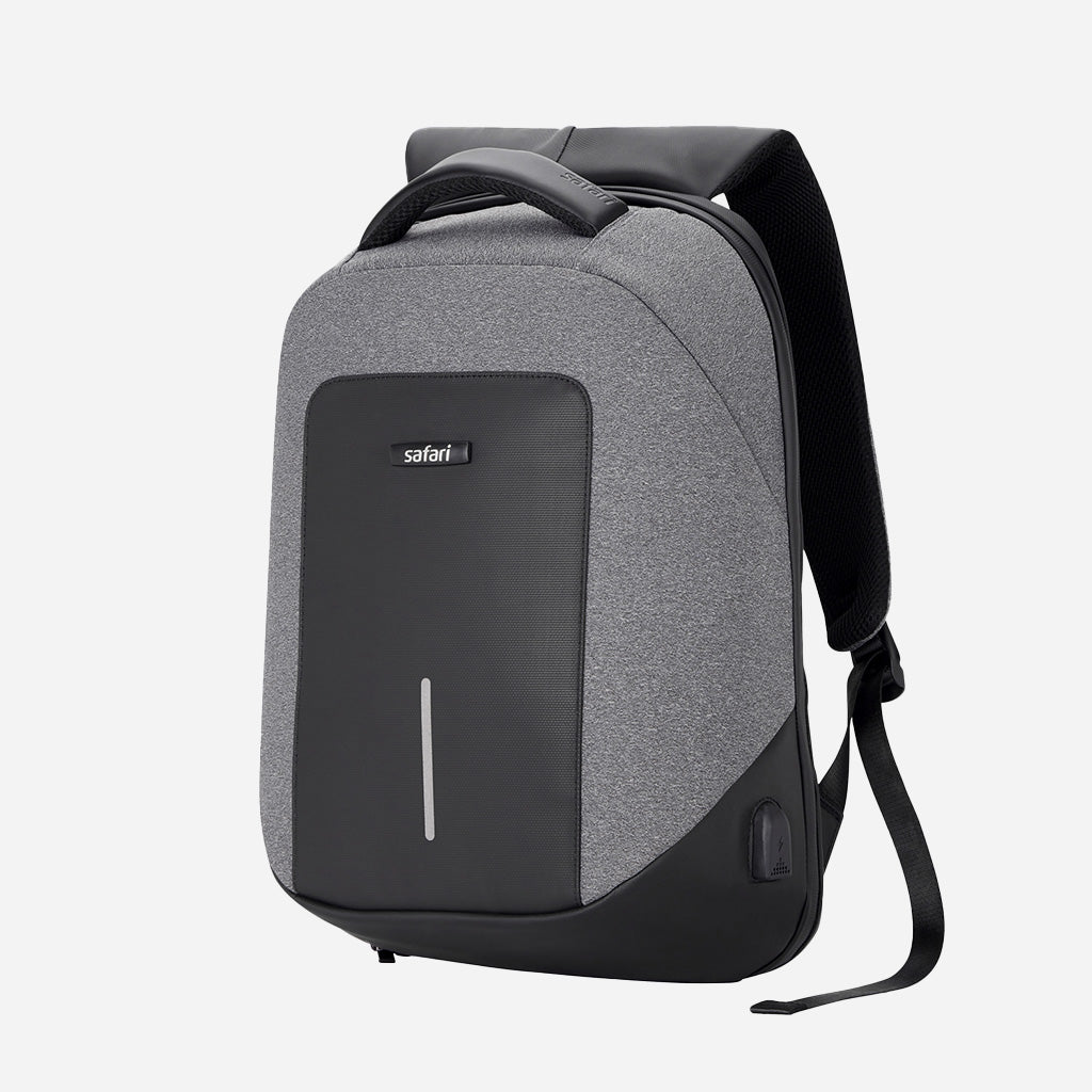 Safari Edge 3 Black Formal Backpack with Laptop Sleeve