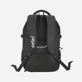 Safari Expand 3 48L Black Laptop Backpack with Easy Access Pocket