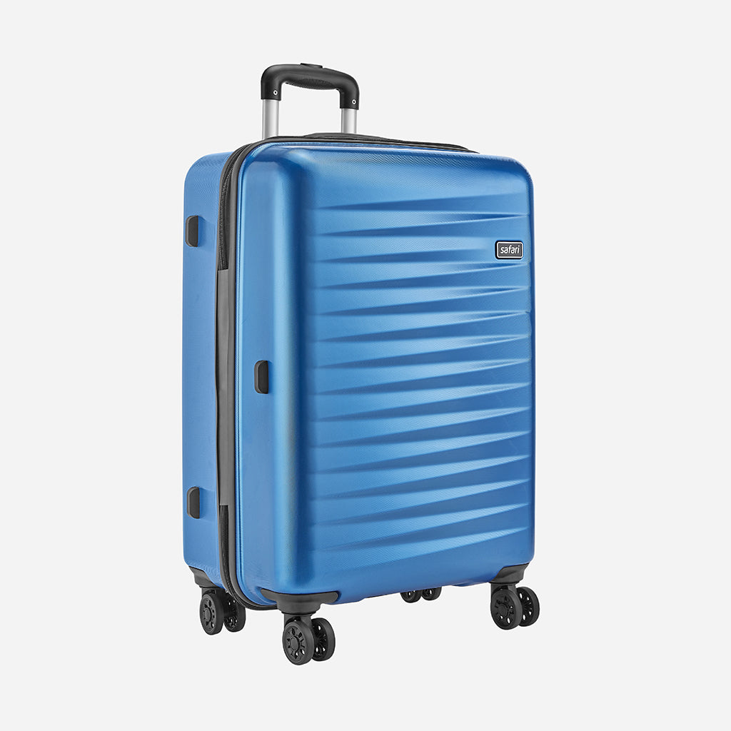 Fiesta Hard Luggage Combo Set (Cabin and Medium) - Electric Blue