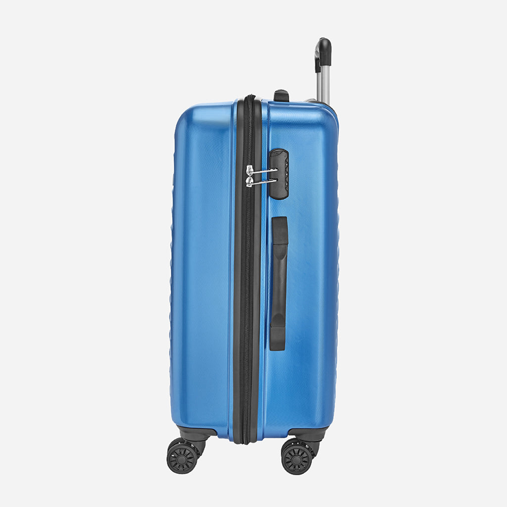 Fiesta Hard Luggage With Dual Wheels  - Electric Blue