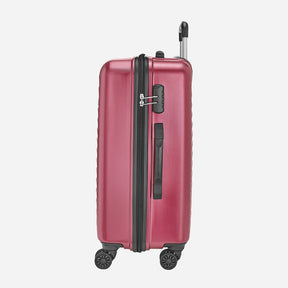 Safari Fiesta Wine Red Trolley Bag with Dual Wheels