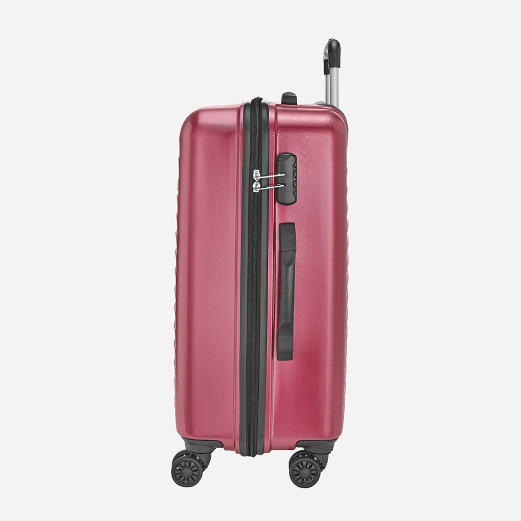 Fiesta Hard Luggage Combo Set (Cabin and Medium) - Wine