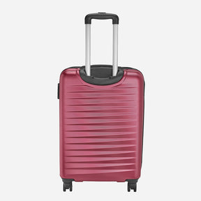 Safari Fiesta Wine Red Trolley Bag with Dual Wheels
