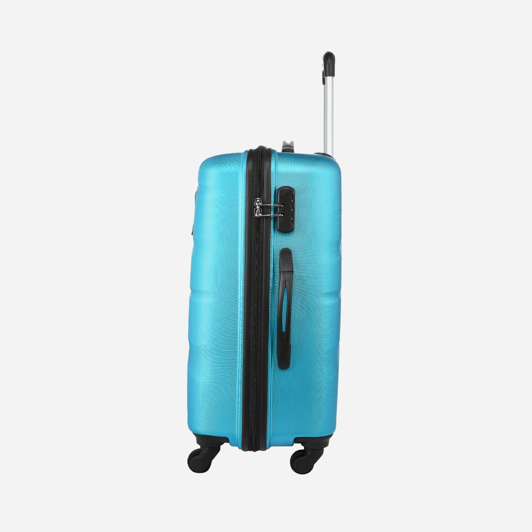 Safari Flo Secure Teal Trolley Bag with 360° Wheels