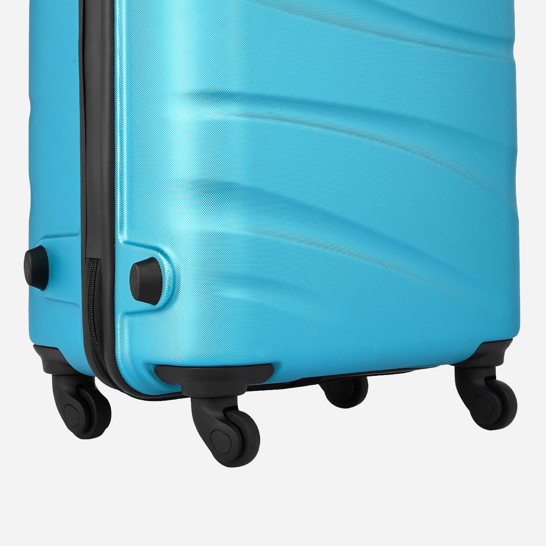 Safari Flo Secure Teal Trolley Bag with 360° Wheels