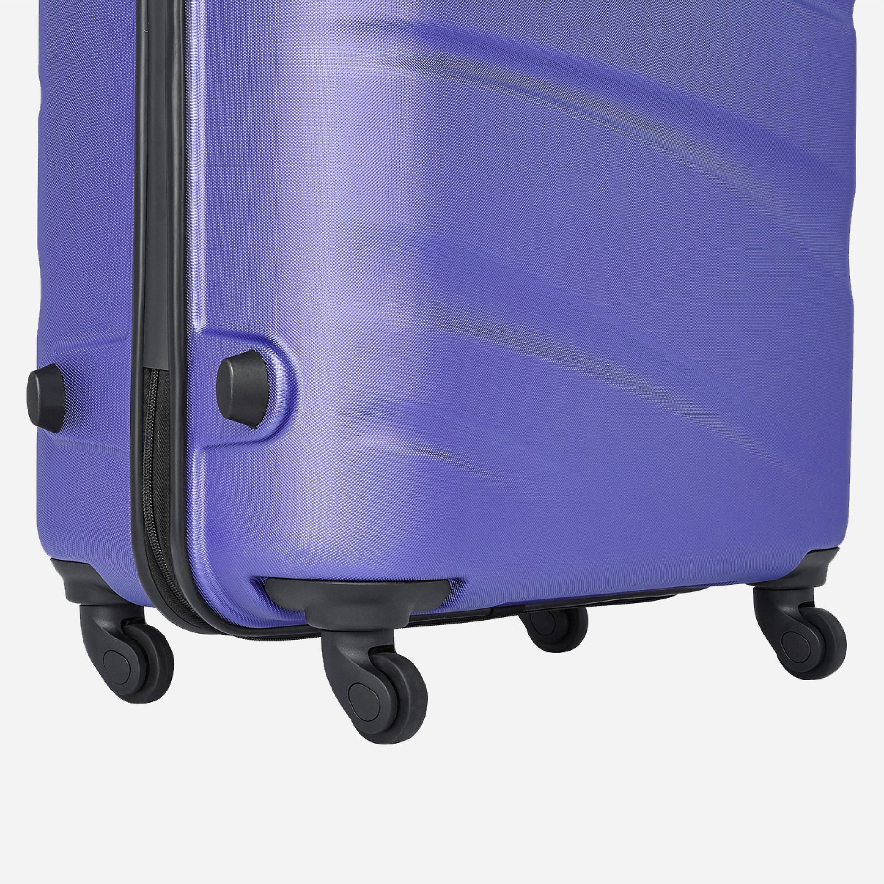 Safari Flo Secure Metallic Purple Trolley Bag with 360° Wheels