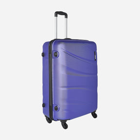 Safari Flo Secure Metallic Purple Trolley Bag with 360° Wheels