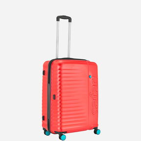 Safari Ignite Red Trolley Bag with Dual Wheels & Anti Theft Zipper