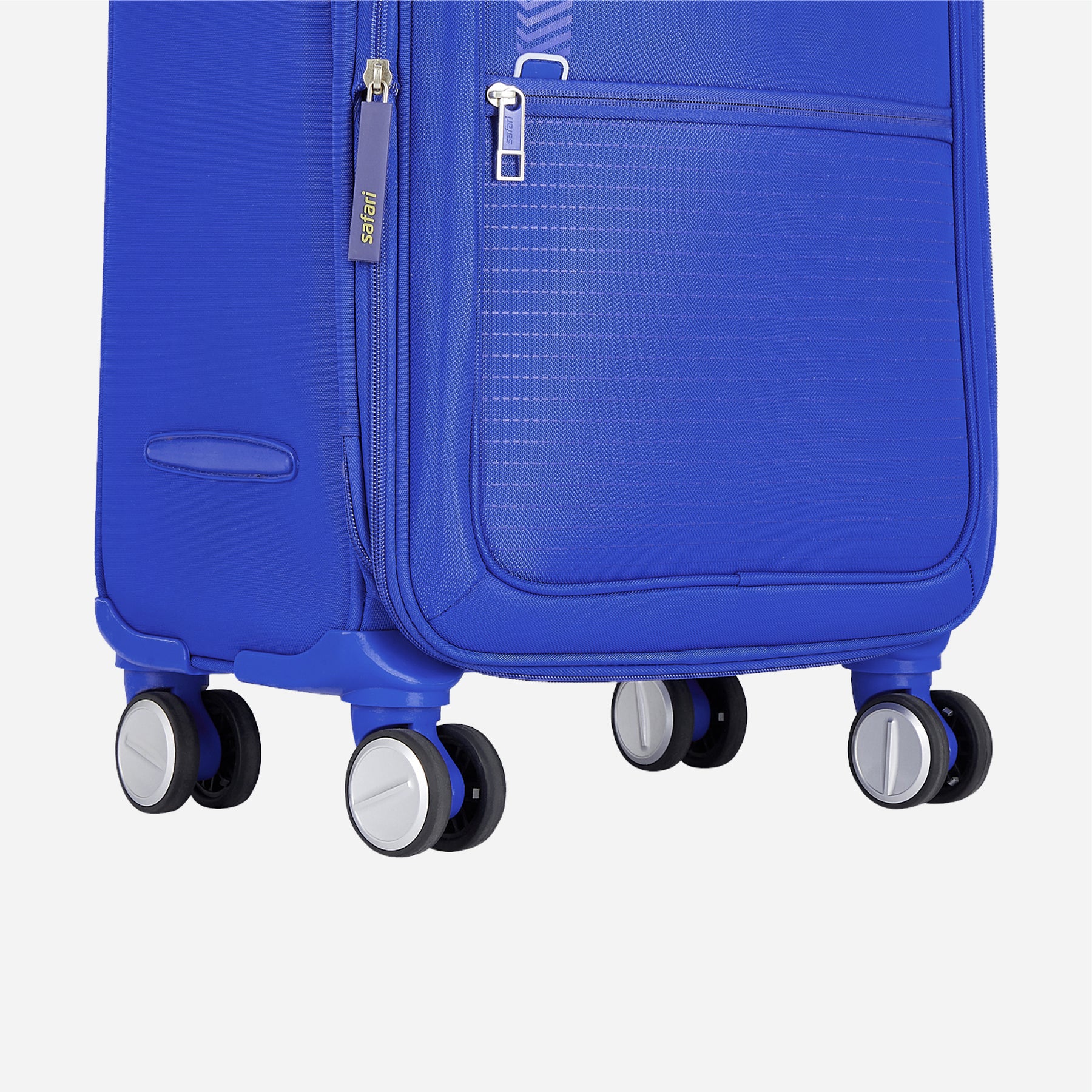 Safari Jetsetter Blue Trolley Bag with Dual Wheels & TSA Lock