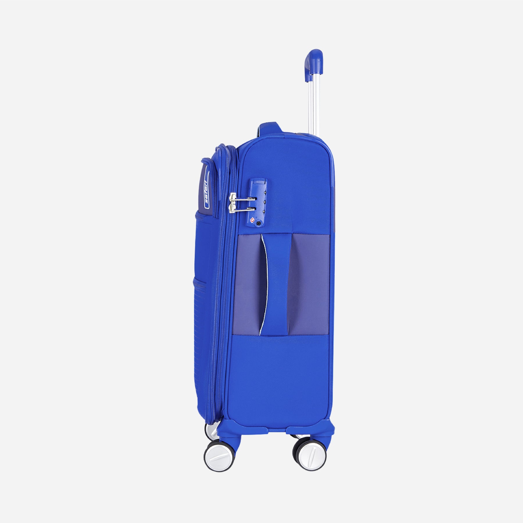 Safari Jetsetter Blue Trolley Bag with Dual Wheels & TSA Lock