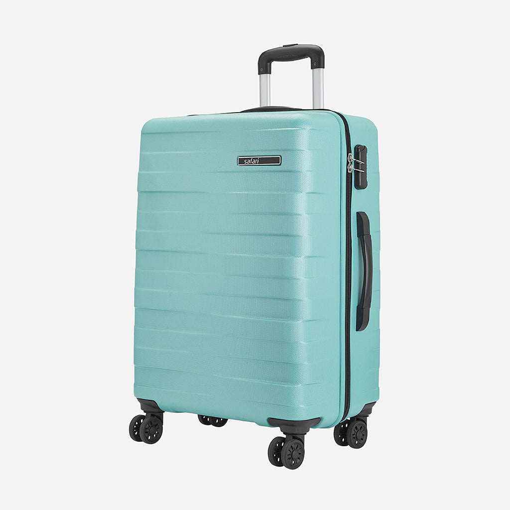 hamer ~ kant Normalisatie Mint Hard Luggage with Anti Theft Zipper and Dual Wheels - Spearmint