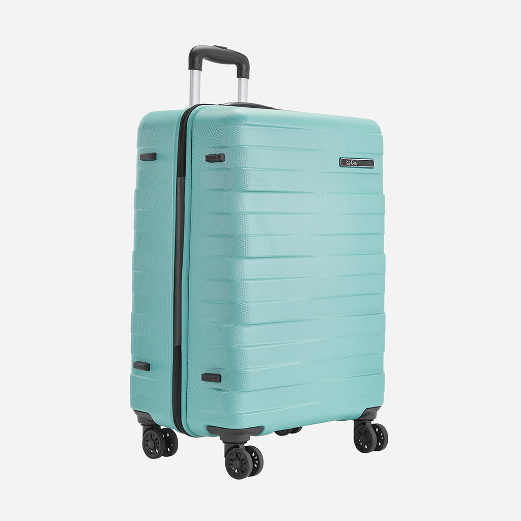 hamer ~ kant Normalisatie Mint Hard Luggage with Anti Theft Zipper and Dual Wheels - Spearmint