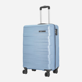 Mint Hard Luggage with Anti Theft Zipper and Dual Wheels - Pearl Blue