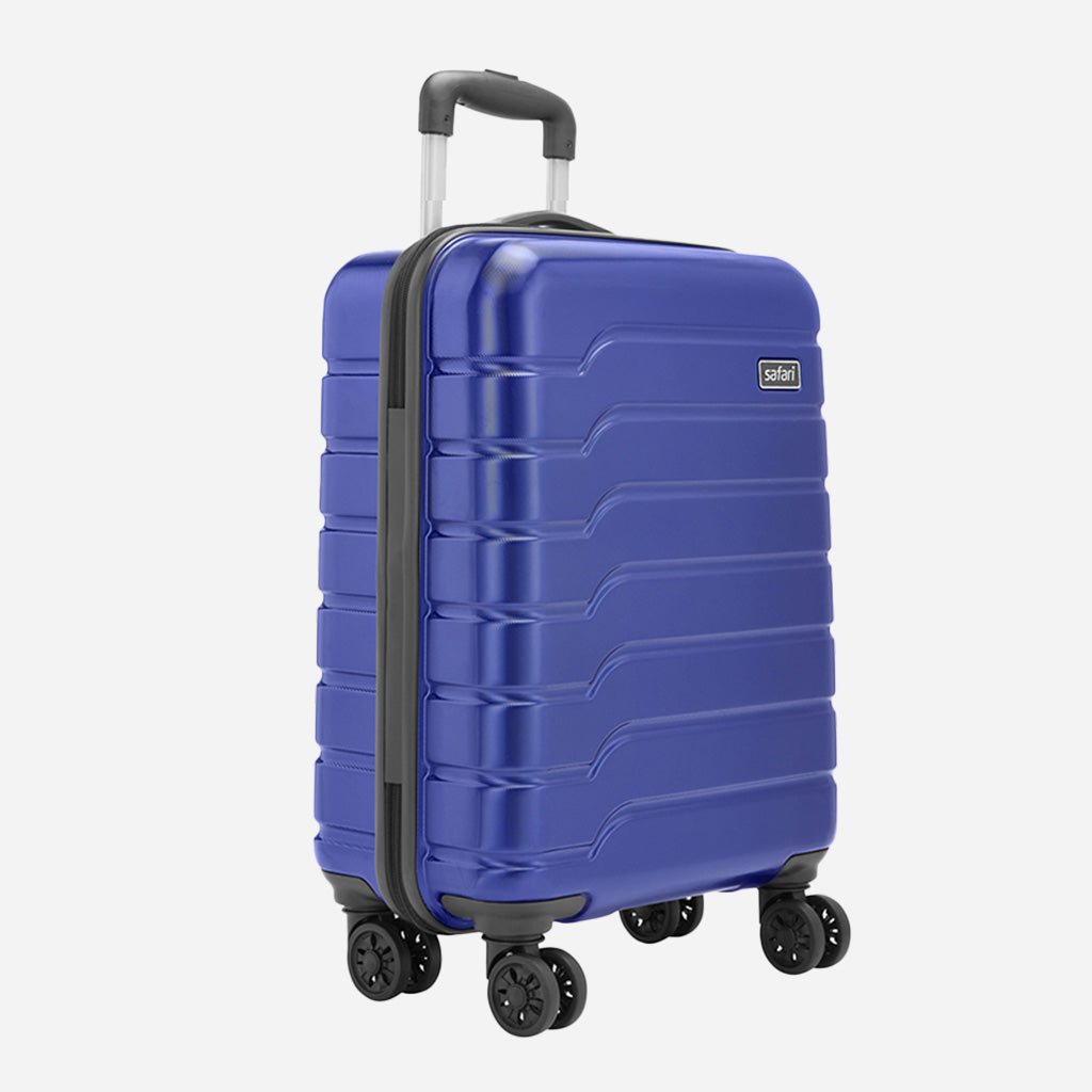Ozone Hard Luggage with Dual Wheels - Metallic Blue