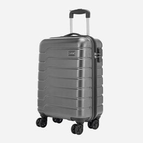 Safari Ozone Gun Metal Trolley Bag with Dual Wheels