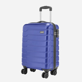 Safari Ozone Metallic Blue Trolley Bag with Dual Wheels