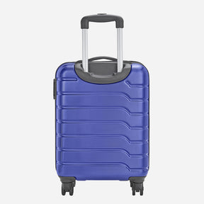 Safari Ozone Metallic Blue Trolley Bag with Dual Wheels