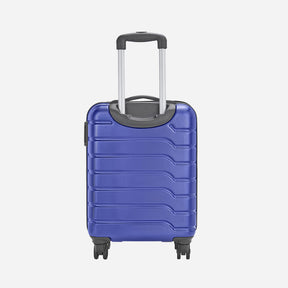 Safari Ozone Metallic Blue Trolley Bag with Dual Wheels