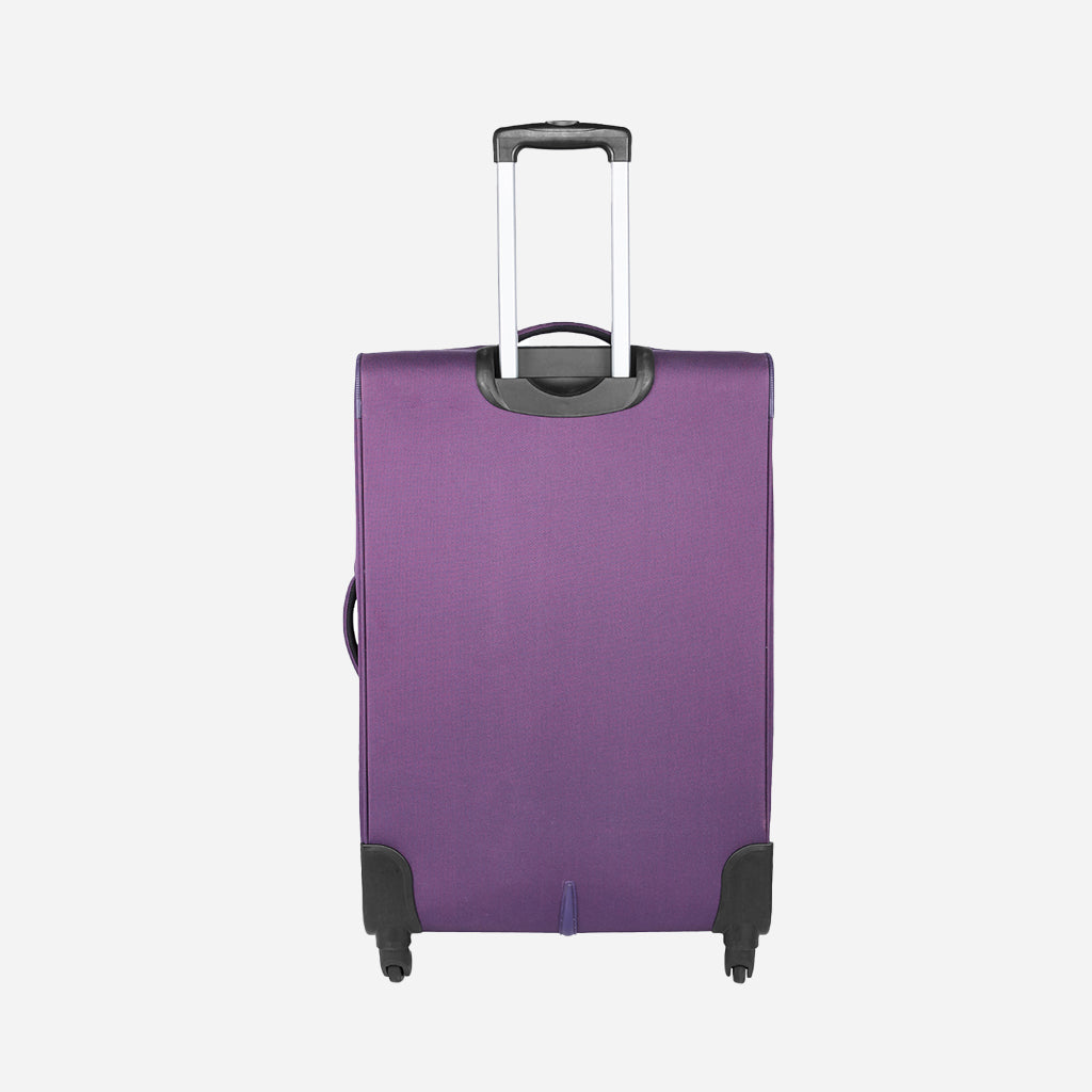 Plush  Soft Luggage - Purple