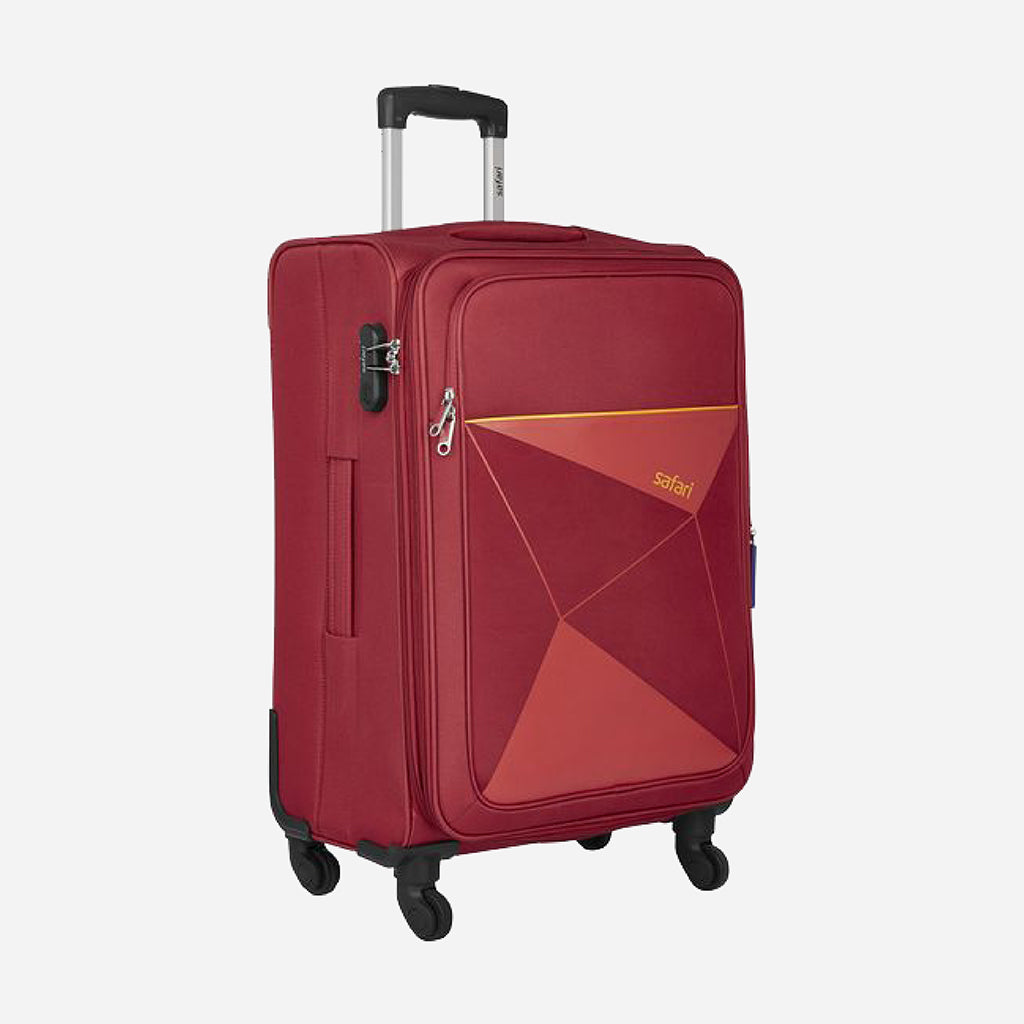 Prisma Soft luggage Combo Set (Cabin, Medium, Large) - Red