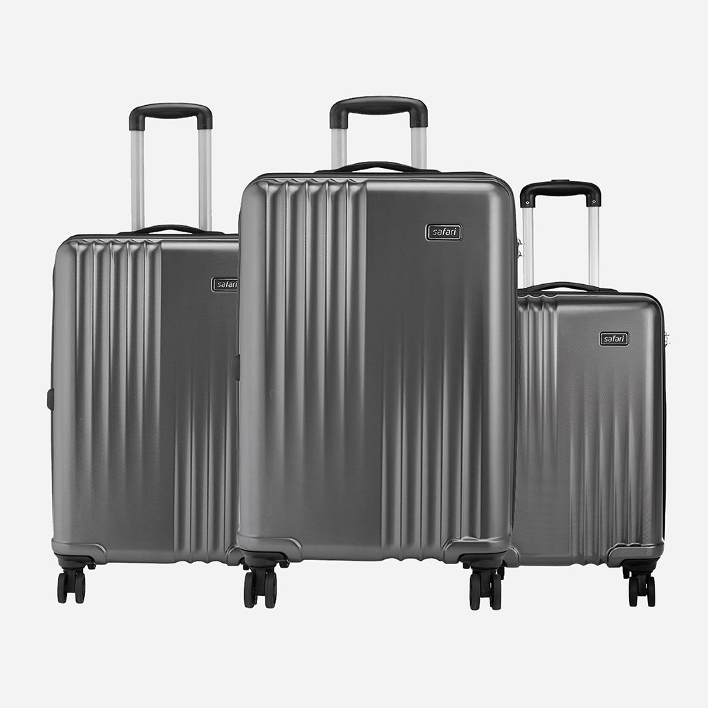 Ryder Hard Luggage With TSA Lock and Dual Wheels - Combo ( Small, Medium and Large)