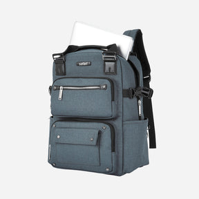 Safari Sharp Grey Formal Backpack with Laptop Sleeve
