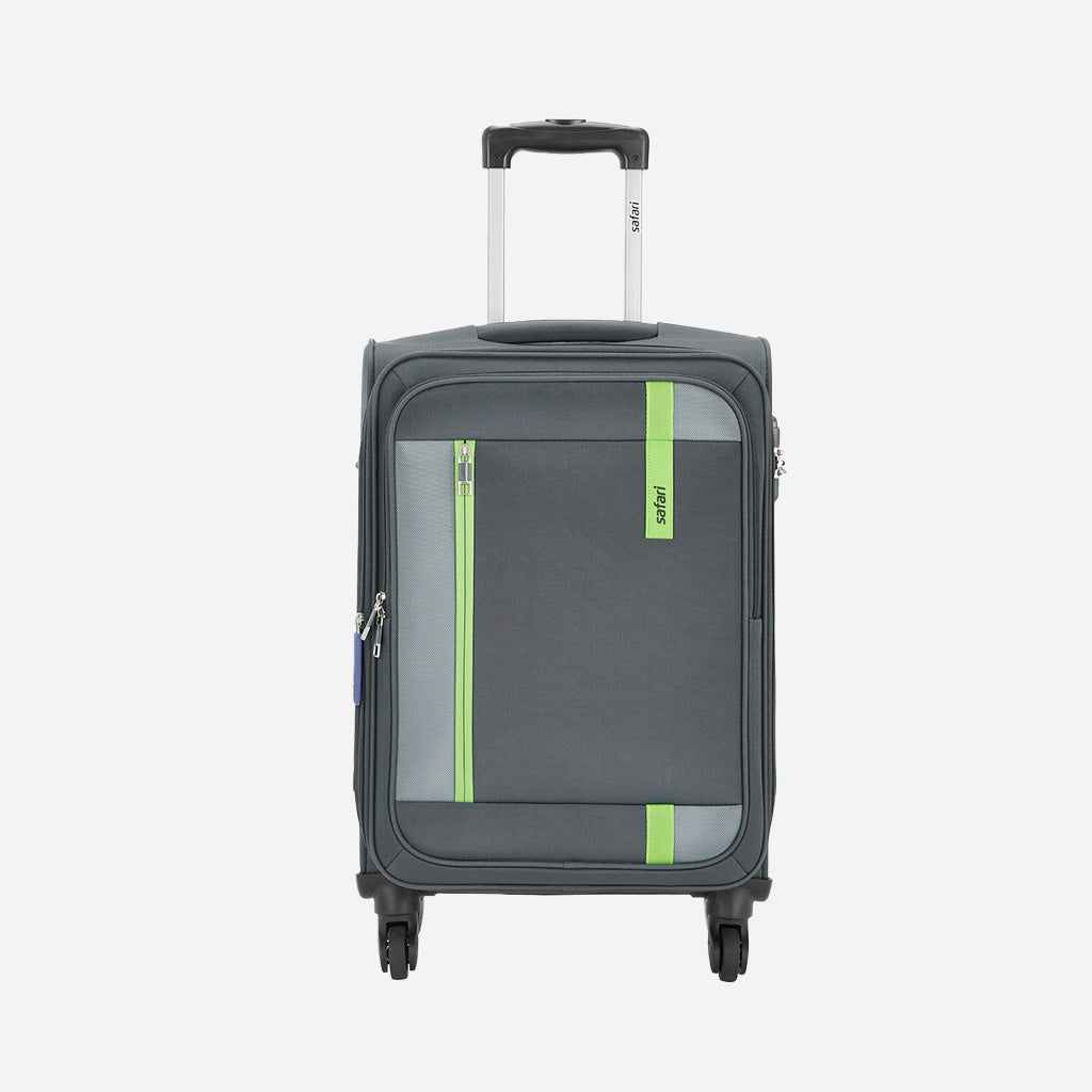 Safari Skid Grey Trolley Bag